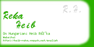 reka heib business card